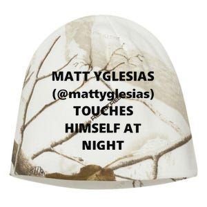 Matt Yglesias Mattyglesias Touches Himself At Night Kati - Camo Knit Beanie