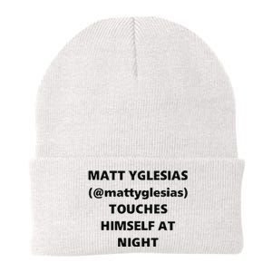 Matt Yglesias Mattyglesias Touches Himself At Night Knit Cap Winter Beanie