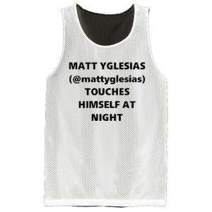 Matt Yglesias Mattyglesias Touches Himself At Night Mesh Reversible Basketball Jersey Tank