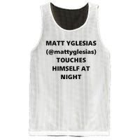 Matt Yglesias Mattyglesias Touches Himself At Night Mesh Reversible Basketball Jersey Tank