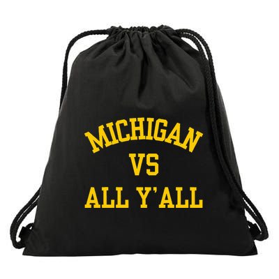 Michigan YAll Drawstring Bag