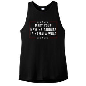 Meet Your New Neighbors If Kamala Wins Ladies PosiCharge Tri-Blend Wicking Tank