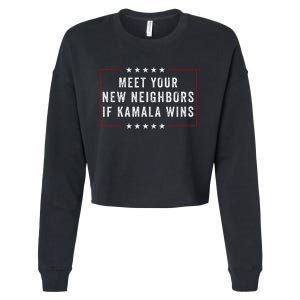 Meet Your New Neighbors If Kamala Wins Cropped Pullover Crew