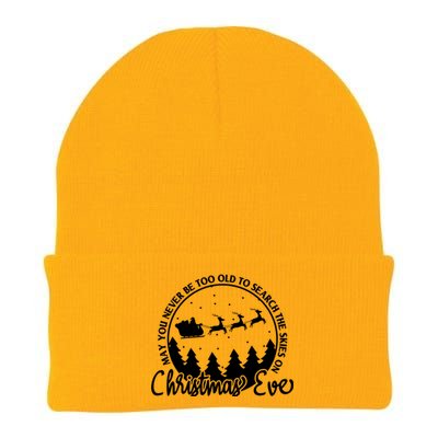 May You Never Be Too Old To Search The Skies On Christmas Eve Knit Cap Winter Beanie