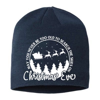 May You Never Be Too Old To Search The Skies On Christmas Eve Sustainable Beanie