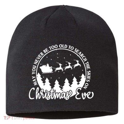 May You Never Be Too Old To Search The Skies On Christmas Eve Sustainable Beanie
