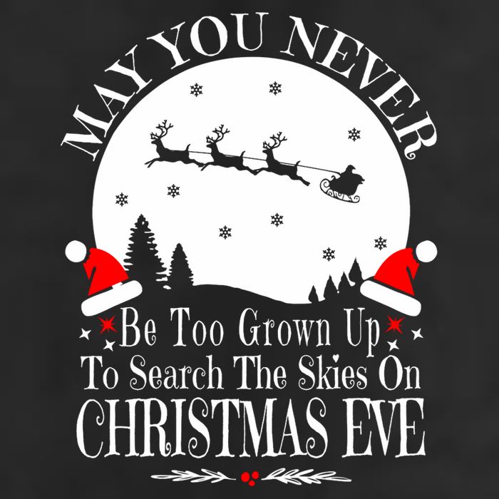 May You Never Be Too Grown Up Search The Skies Christmas Eve Long Sleeve 11oz C Handle Ceramic Mug