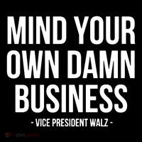 Mind Your Own Damn Business Impact Tech Backpack