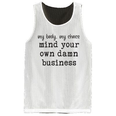 Mind Your Own Damn Business Walz Kamala Harris Anti Trump Mesh Reversible Basketball Jersey Tank