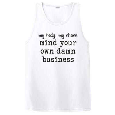 Mind Your Own Damn Business Walz Kamala Harris Anti Trump PosiCharge Competitor Tank