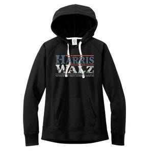 Mind Your Own Damn Business Harris Waltz 2024 Election Women's Fleece Hoodie