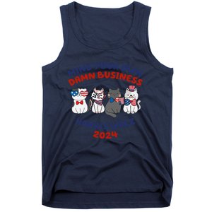 Mind Your Own Damn Business Childless Cat Kamala Harris Tank Top