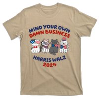 Mind Your Own Damn Business Childless Cat Kamala Harris T-Shirt