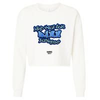 Mind Your Own Damn Business Cropped Pullover Crew