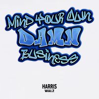 Mind Your Own Damn Business Cropped Pullover Crew