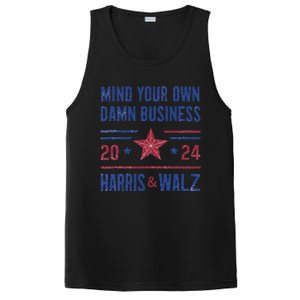 Mind Your Own Damn Business Kamala Harris Tim Walz President PosiCharge Competitor Tank