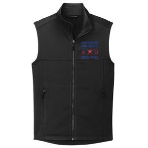 Mind Your Own Damn Business Kamala Harris Tim Walz President Collective Smooth Fleece Vest