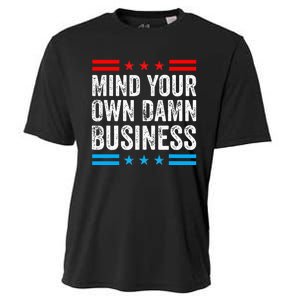 Mind Your Own Damn Business Myodb Cooling Performance Crew T-Shirt