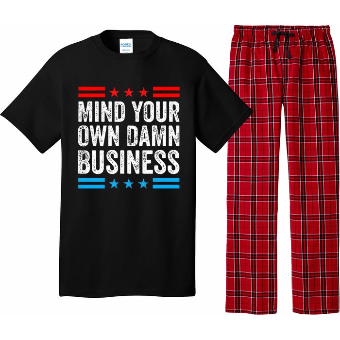 Mind Your Own Damn Business Myodb Pajama Set