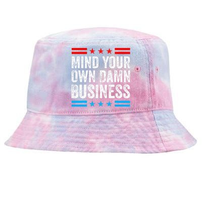 Mind Your Own Damn Business Myodb Tie-Dyed Bucket Hat