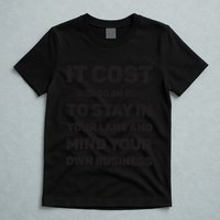 Mind Your Own Business Minding Your Own Business Quote T-Shirt