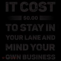 Mind Your Own Business Minding Your Own Business Quote Button