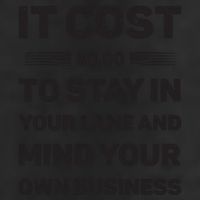 Mind Your Own Business Minding Your Own Business Quote Large Microfiber Waffle Golf Towel
