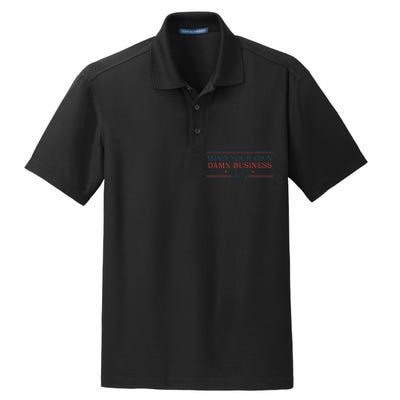 Mind Your Own Damn Business Harris Walz 2024 Dry Zone Grid Polo