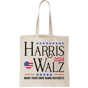 Mind Your Own Dawn Business Harris Walz 2024 Tote Bag