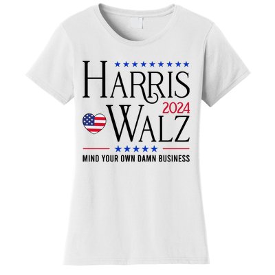 Mind Your Own Dawn Business Harris Walz 2024 Women's T-Shirt