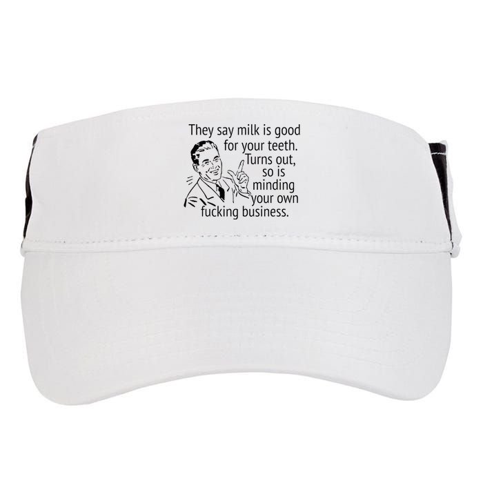 Mind Your Own Fucking Business Adult Drive Performance Visor