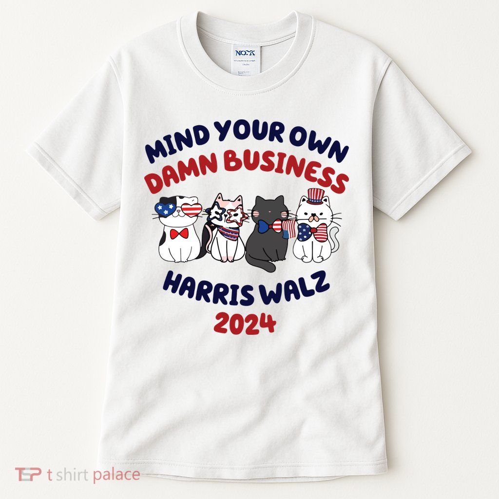 Mind Your Own Damn Business Tim Walz Golden Rule Tall T-Shirt