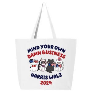 Mind Your Own Damn Business Tim Walz Golden Rule 25L Jumbo Tote