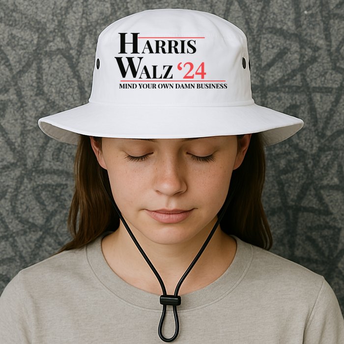 Mind Your Own Damn Business Harris Walz 2024 Bucket Hat