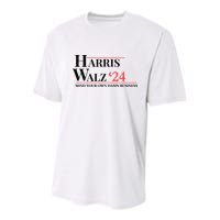 Mind Your Own Damn Business Harris Walz 2024 Youth Performance Sprint T-Shirt