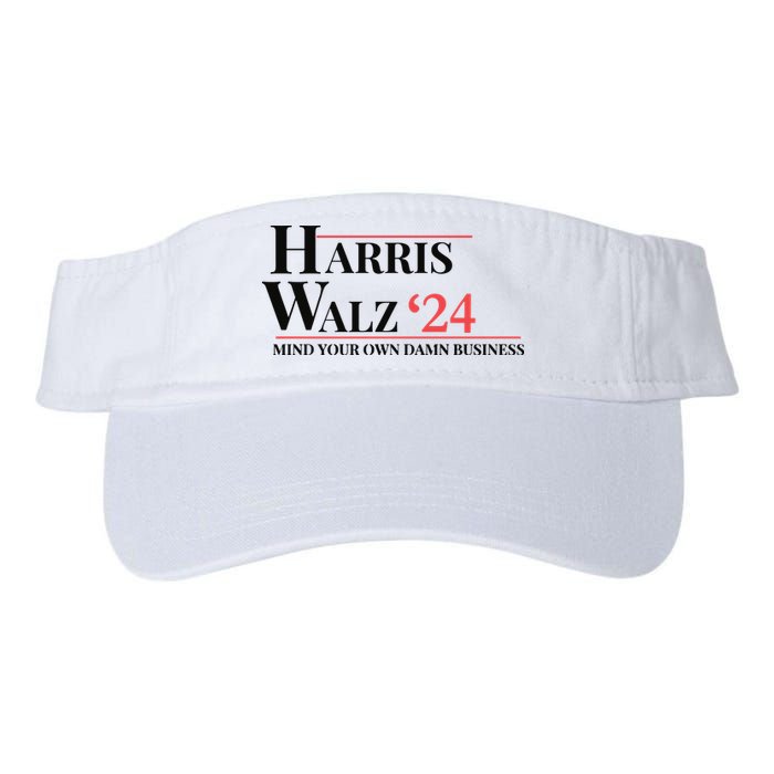 Mind Your Own Damn Business Harris Walz 2024 Visor