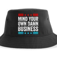 Mind Your Own Damn Business Sustainable Bucket Hat