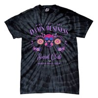 Mind Your Own Damn Business Harris Walz Waltz 2024 Floral Tie-Dye T-Shirt