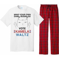 Mind Your Own Damn Business Harris Waltz Childless Cat Lady Pajama Set