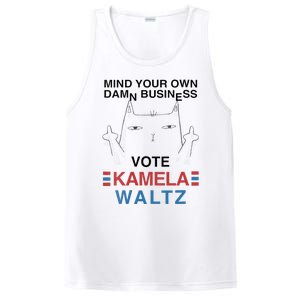 Mind Your Own Damn Business Harris Waltz Childless Cat Lady PosiCharge Competitor Tank