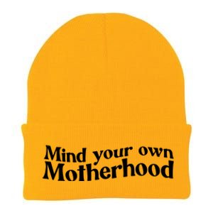 Mind Your Own Motherhood Mom Life Knit Cap Winter Beanie