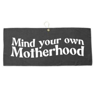 Mind Your Own Motherhood Mom Life Large Microfiber Waffle Golf Towel