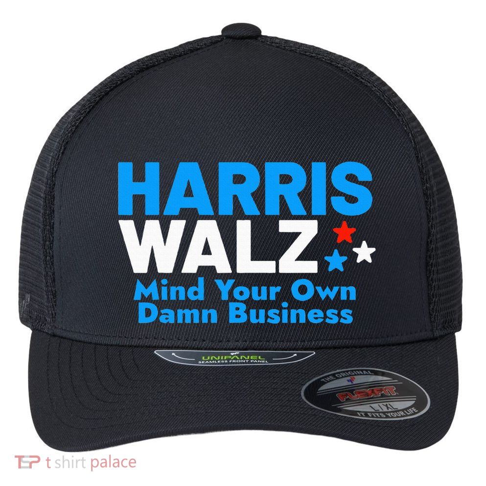 Mind Your Own Damn Business Flexfit Unipanel Trucker Cap