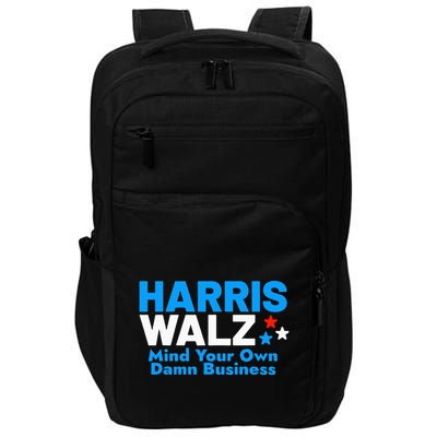 Mind Your Own Damn Business Impact Tech Backpack