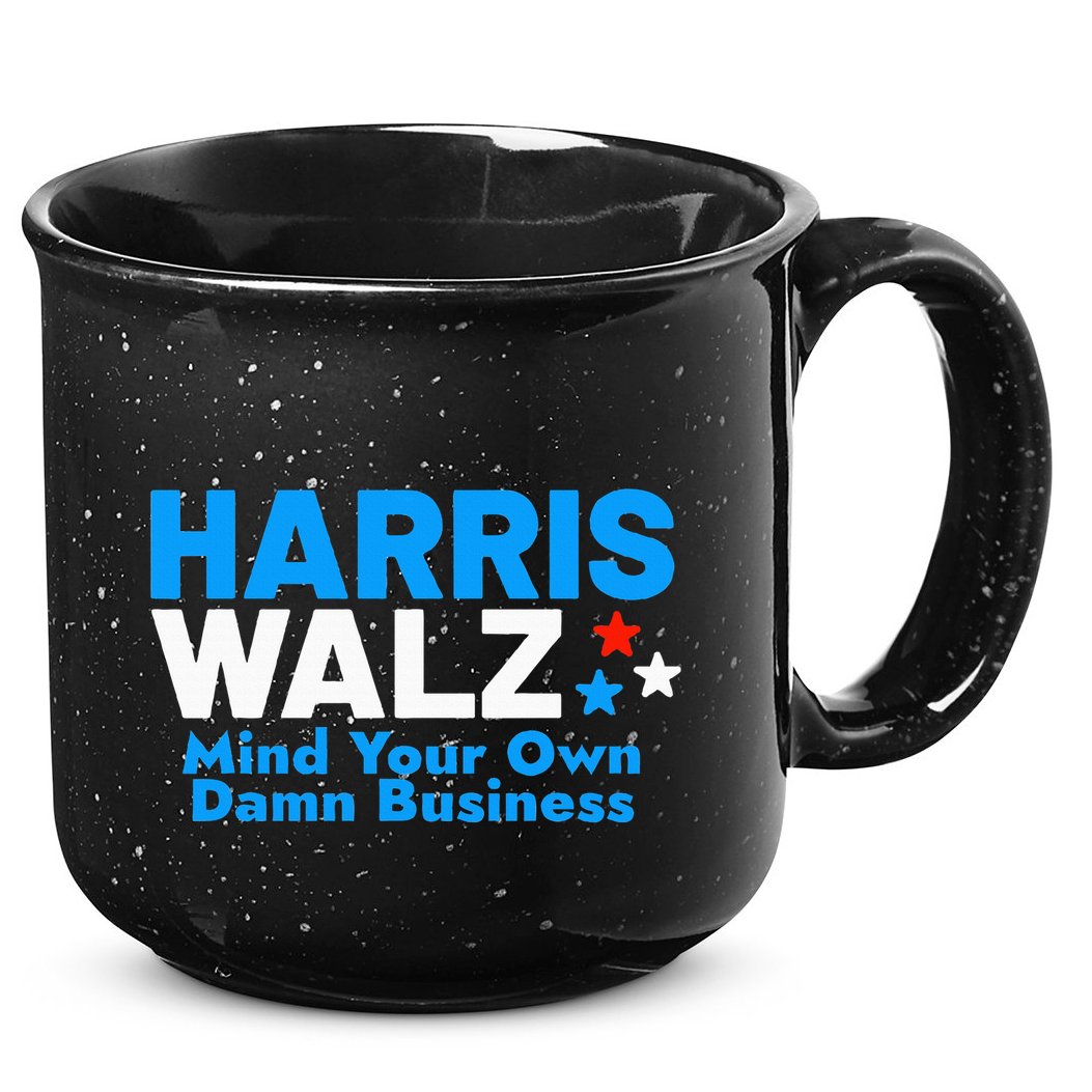 Mind Your Own Damn Business 15oz Campfire Ceramic Mug