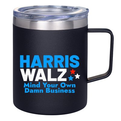 Mind Your Own Damn Business 12oz Stainless Steel Coffee Mug