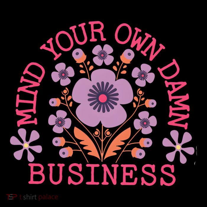 Mind Your Own Business Sarcastic Zip Tote Bag