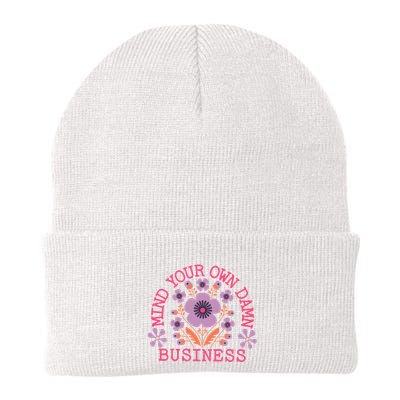 Mind Your Own Business Sarcastic Beanie