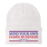 Mind Your Own Damn Business Kamala Harris Tim Walz Knit Cap Winter Beanie