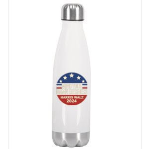 Mind Your Own Damn Business Harris Walz 2024 Election Stainless Steel Insulated Water Bottle